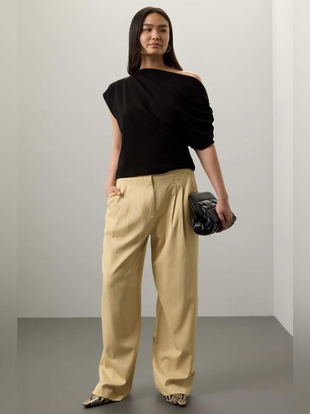 Love, Whit by Whitney Port Wide-Leg High-Rise Trousers